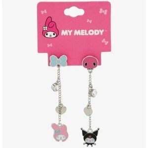 My Melody & Kuromi Mismatch Drop Earrings